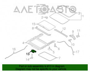 Мотор люка Ford Ecosport 18-22