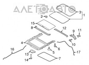 Мотор люка Ford Ecosport 18-22