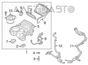 Rezistorul de încălzire pentru Ford Transit Connect MK2 13-