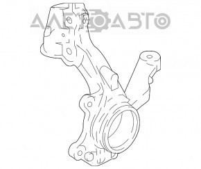 Цапфа передняя правая Ford Ecosport 18-22 FWD OEM