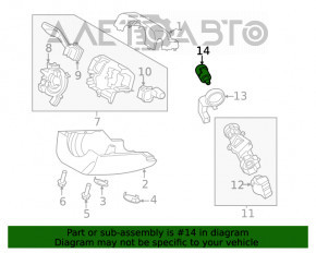 Blocarea de aprindere Ford C-max MK2 13-18 fără grup de contact