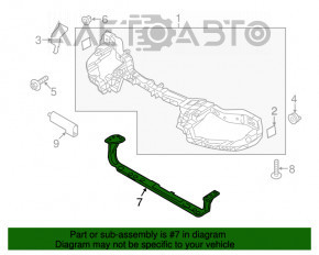 Bara de jos a televizorului Ford Focus mk3 11-18 nou, neoriginal