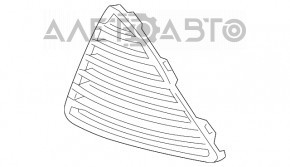 Grila bara fata stanga Ford Focus mk3 11-14 pre-restilizare, presata