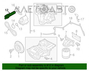 Receptor de ulei Ford Focus mk3 11-18 2.0