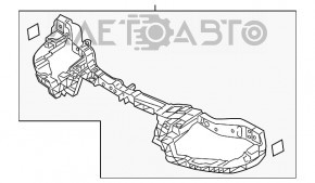 Планка телевизора верхняя Ford Focus mk3 11-18 usa