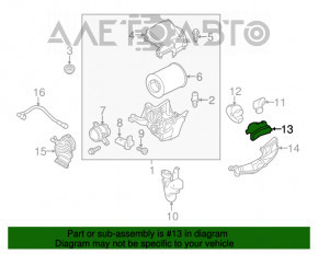 Патрубок от воздухоприемника Ford Focus mk3 11-18 2.0