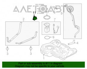 Fuel pump control реле топливного насоса заднее правое Ford Fusion mk5 13-20