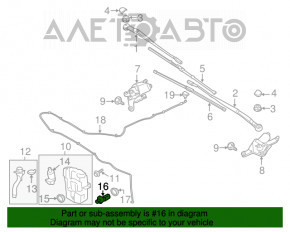 Датчик уровня жидкости бачка омывателя Ford Escape MK3 13-19 OEM