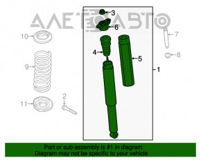 Amortizor spate dreapta Ford Escape MK3 16-19