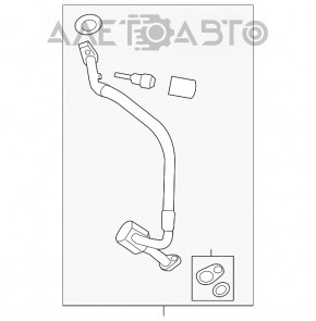 Tubul de aer condiționat al compresorului de încălzire pentru Ford Escape MK3 13-19 2.0T tip 1