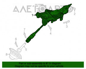 Рулевая колонка Ford Escape MK3 14-19