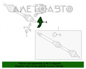 Suportul rulmentului suspendat pentru Ford Focus mk3 11-18 2.0 cutie de viteze automată