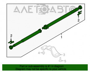 Arborele cardanic pentru Ford Escape MK3 13-