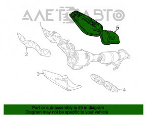 Protecția colectorului Ford Focus mk3 11-18 2.0