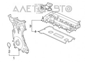 Capota motorului Ford Escape 13-19 2.5