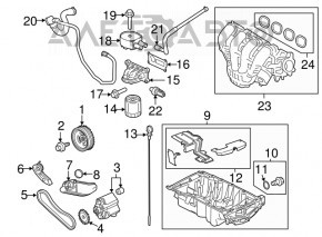 Rolie arbore cotit Ford Escape 13-19 2.5 nou original OEM