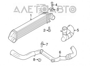 Tubulatura dreapta Ford Escape mk3 13-16 2.0T