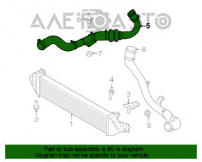 Tubulatura dreapta Ford Escape mk3 13-16 1.6T din fier