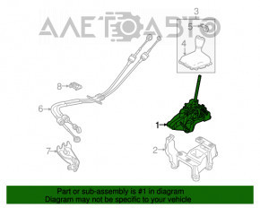 Шифтер МКПП Ford Focus mk3 11-18