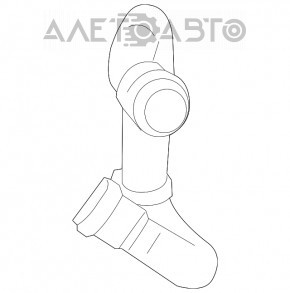 Furtunul de răcire inferior Ford Focus mk3 11-18 2.0