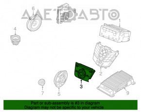 Panoul de control al monitorului și navigației Ford Focus mk3 11-18 Titanium