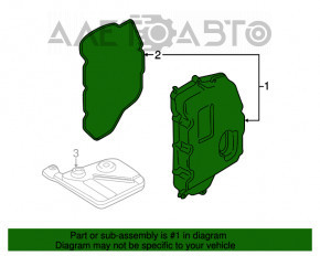 Baia de ulei transmisie automata Lincoln MKC 14-15 2.0 2.3 nou original OEM