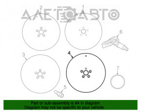 Roată de 18 inch pentru Infiniti QX30 17-19, tip 3