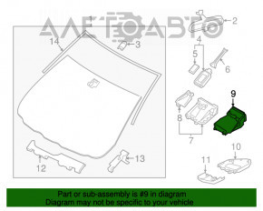 Sistemul de prevenire a coliziunilor cu parbrizul frontal Senzor laser Mazda CX-9 16-