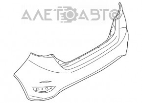 Bara spate goală Ford Fiesta 11-19 5 uși