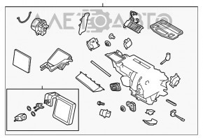 Arzător complet pentru Ford Fiesta 11-19, cu o singură zonă.