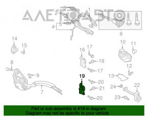 Петля двери нижняя передняя правая Mazda 6 13-21 новый OEM оригинал