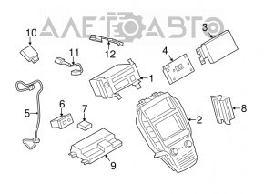 Microfon Ford Fusion mk5 13-20