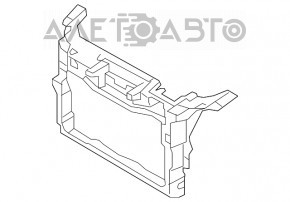 Televizorul panoului de radiator Ford Flex 13-19