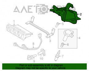 Кронштейн блока ECU компьютер двигателя Ford Explorer 13-19 3.5