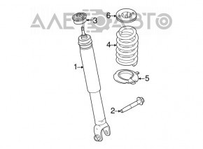 Amortizor spate dreapta Ford Explorer 13-15 sport