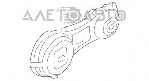 Suport cutie de viteze automată inferior Ford Explorer 11-15 nou aftermarket