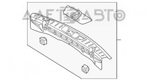 Capac portbagaj Ford Explorer 16-19 negru, prindere rupta, zgarieturi.