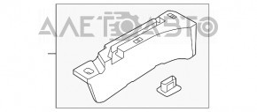 Placa de spumă pentru portbagaj dreapta Ford Explorer 13-19 poliție