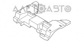 Пенопласт багажника центр Ford Explorer 13-19 police