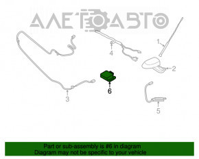 Modul de control al computerului de poziționare GPS Ford Fusion mk5 13-20