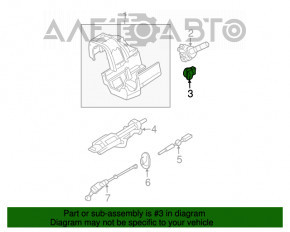 Blocarea contactelor de aprindere Ford C-max MK2 13-18