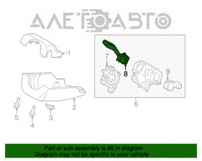 Comutatorul de sub volan stânga Ford Fusion mk5 13-20 tip1