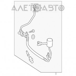 Bobina de condensare a compresorului de aer condiționat Lincoln MKZ 13-16 3.7