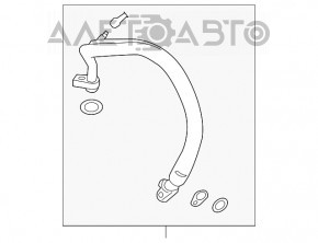 Compresorul de aer condiționat și radiatorul de încălzire pentru Ford Fusion mk5 13-20 1.5T 1.6T.