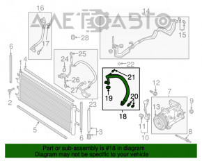 Compresorul de aer condiționat și radiatorul de încălzire pentru Ford Fusion mk5 13-20 1.5T 1.6T.