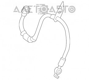 Furtun de frână față dreapta Ford Fusion mk5 13-20