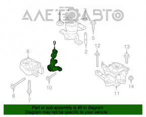 Suport cutie de viteze inferior Ford Fusion mk5 13-20 tip 3