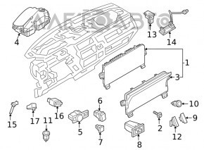 Управление фарами Ford Fusion mk5 13-20 под птф OEM