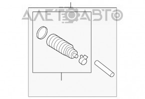 Bară de direcție dreapta Ford Edge 15- R18, R19, R20, nouă, originală OEM