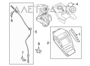 Трос коробки передач Ford Fusion mk5 17-20